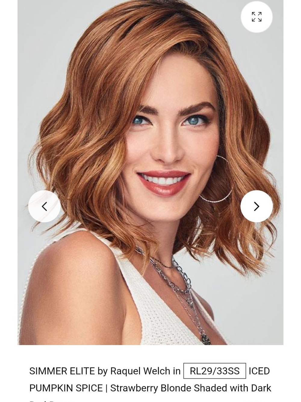 Raquel Welch | Simmer Elite Iced Pumpkin Spice Wig - Strawberry Blonde